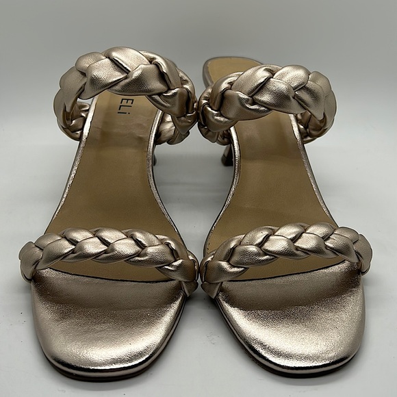 Vaneli NIB Shell Super Mercury Braided Open Toe Heels Sandals Shoes **Size 9.5** - Picture 2 of 8